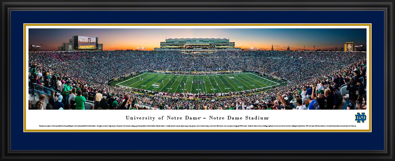 Notre Dame Fighting Irish At Stadium Panorama Poster Unod8d 4 Jpg